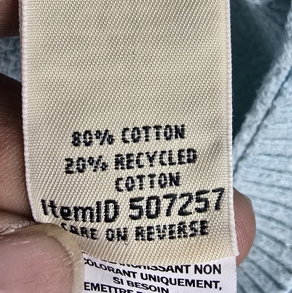 L.L. Bean Teal Blue Crew Neck Long Sleeve Sweater Sz 2X - Picture 6 of 8